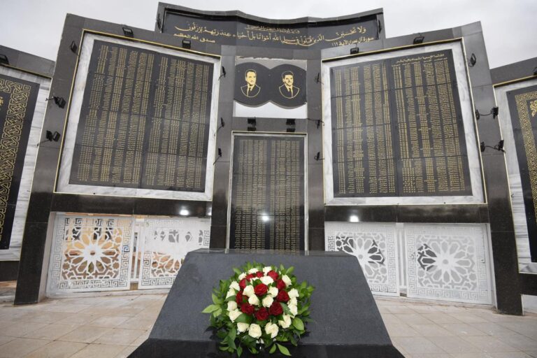 تدشين نصب تذكاري لشهداء بشار وإطلاق حملة تشجير بمناسبة الذكرى 66 لاستشهاد العقيد لطفي