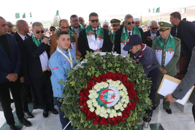 فعاليات الذكرى السابعة والستين (67) لاستشهاد البطلين العقيدين عميروش آيت حمودة وأحمد بن عبد الرزاق سي الحواس