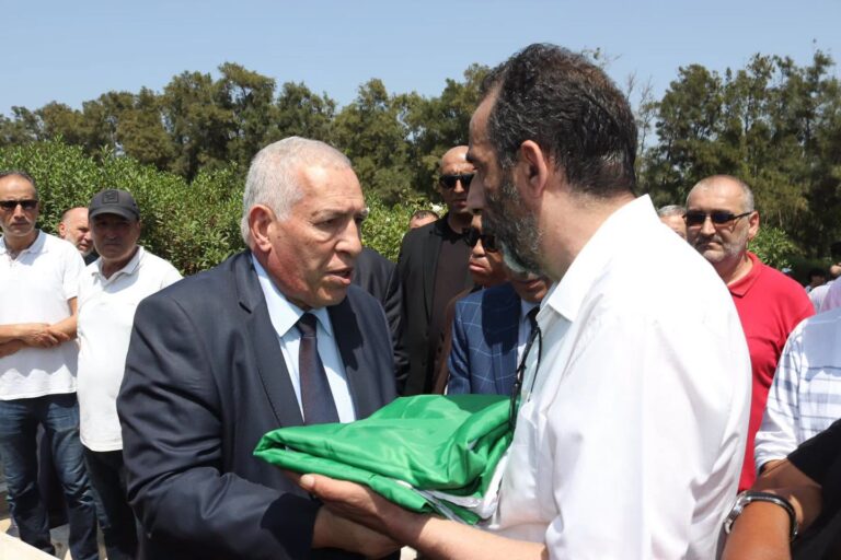 وزير المجاهدين وذوي الحقوق يشرف على مراسم تشييع ودفن المجاهد فضيل بن سالم “سي نور الدين”