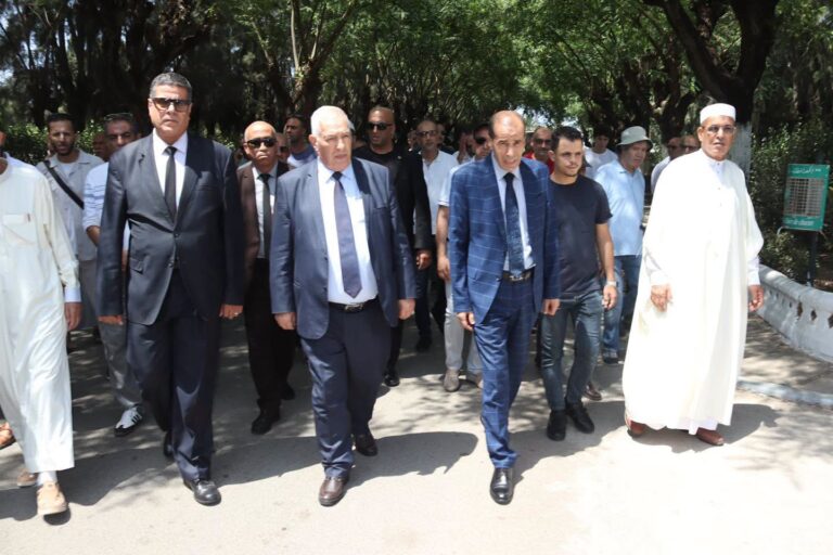 وزير المجاهدين وذوي الحقوق يشرف على مراسم تشييع ودفن المجاهد فضيل بن سالم “سي نور الدين”